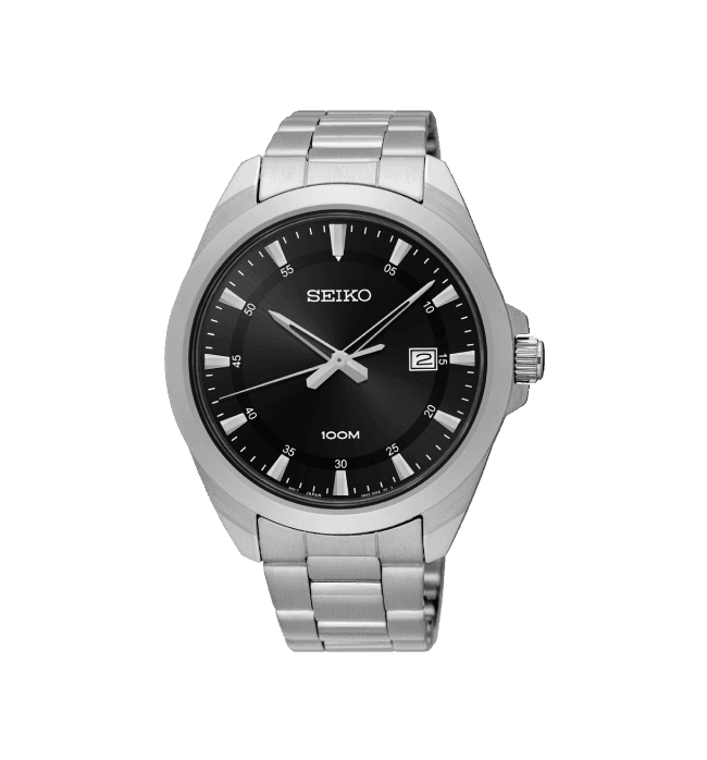 Seiko Seiko Men's Stainless Steel Black Dial SUR209P1