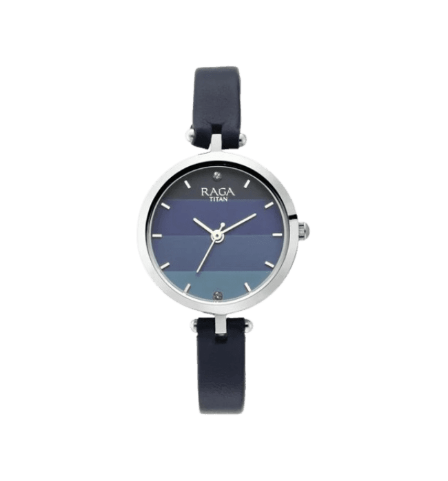 Titan Titan Raga Viva Blue Dial for Women NP2606SL02