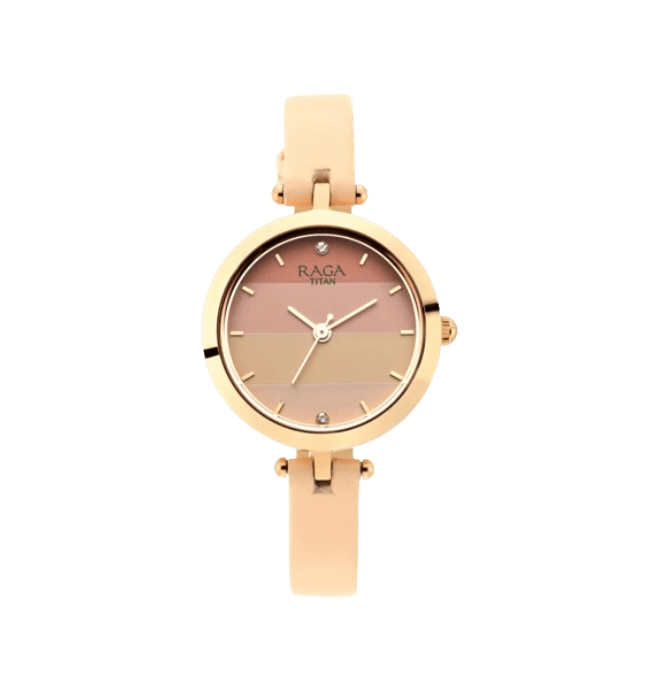 Titan Titan Raga Viva Pink Dial for Women NP2606WL02