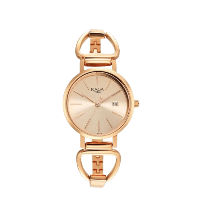 Titan Titan Raga Rose Gold Dial Ladies 2669WM01