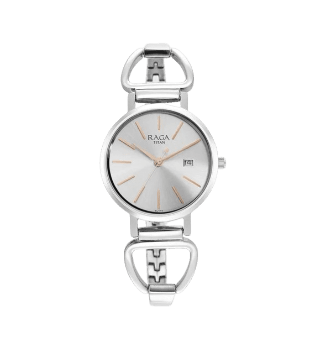 Titan Titan Raga Viva Silver Dial Ladies 2669SM01