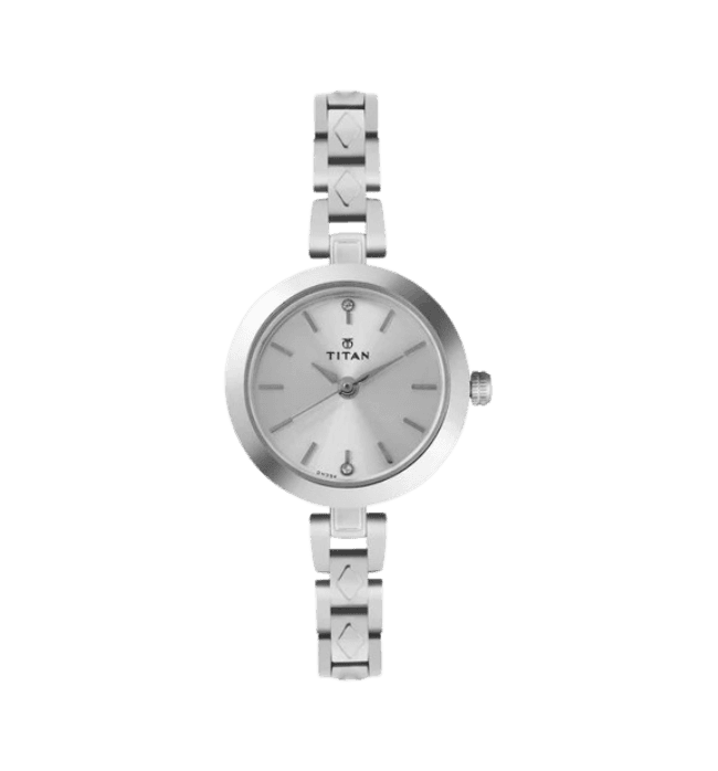 Titan Titan Quartz Analog Silver Dial Ladies NN2598SM01