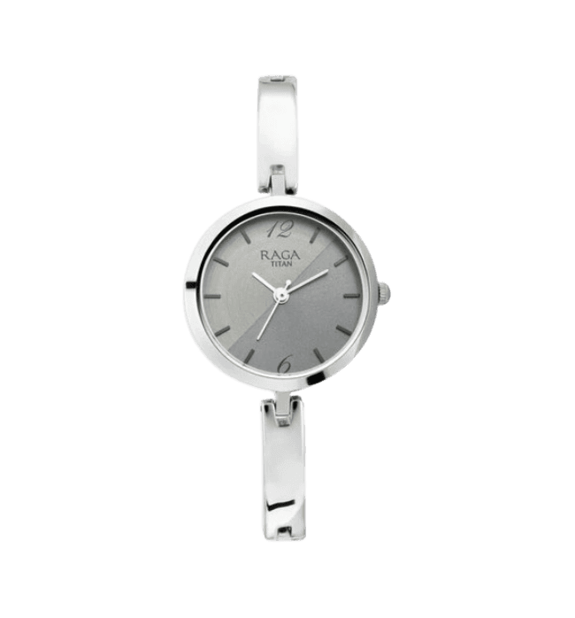 Titan Titan Raga Viva Silver Dial Ladies NP2606SM05