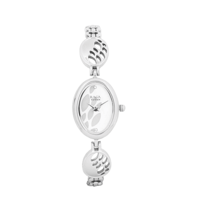 Titan Titan Raga Foliage Silver Dial Ladies 2511SM06